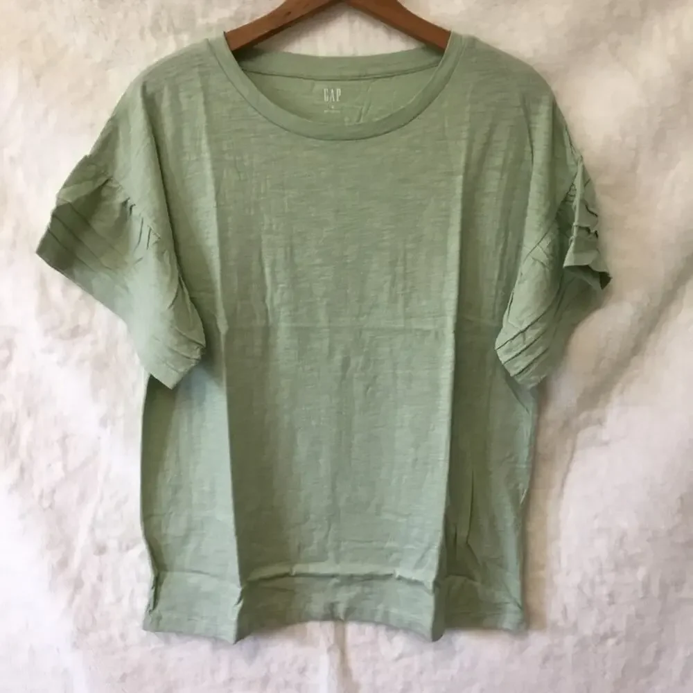GAP Factory Green Easy Bell Sleeve T-Shirt - Picture 6 of 11